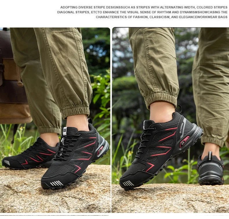 Men's Lockless Cycling Shoes,Outdoor Mountain Cross - Country Non - slip Hiking shoes,Breathable Sports Shoes,Road Cycling Shoes - memorylane shop