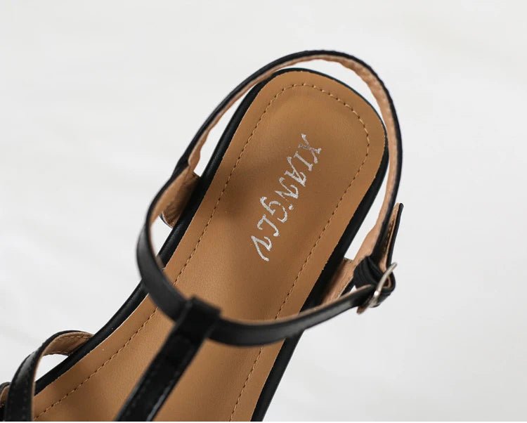 Summer Flat Sandals for Women Braided Hollow Closed - toe Sandals Outdoor Wear Breathable Holiday Roman Shoes sandalias de mujer - memorylane shop