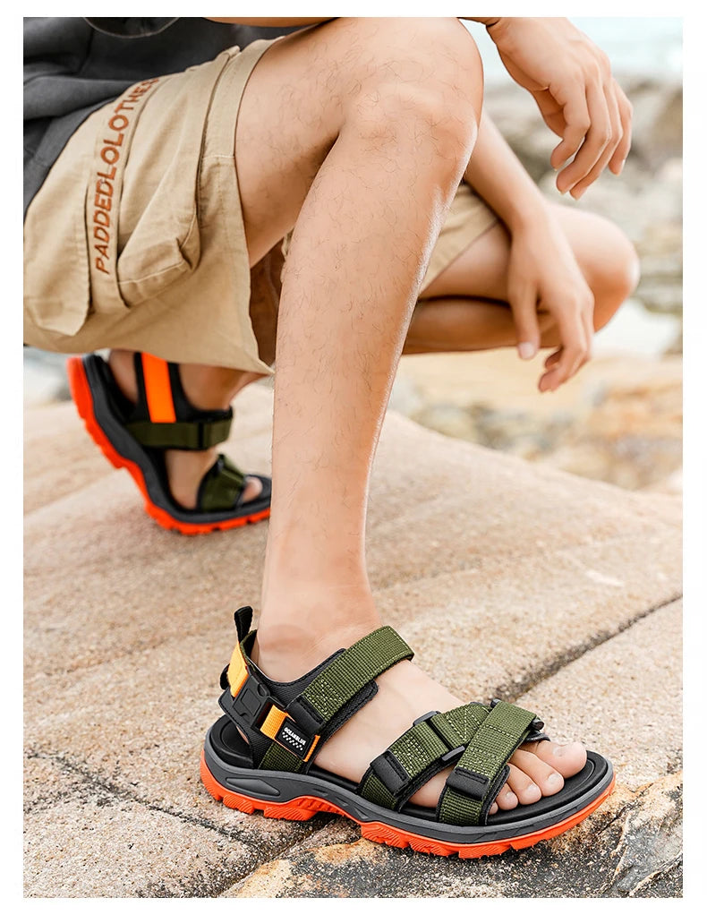 Men's Breathable Outdoor Sport Hiking Sandals – Wear-Resistant Walking Shoes