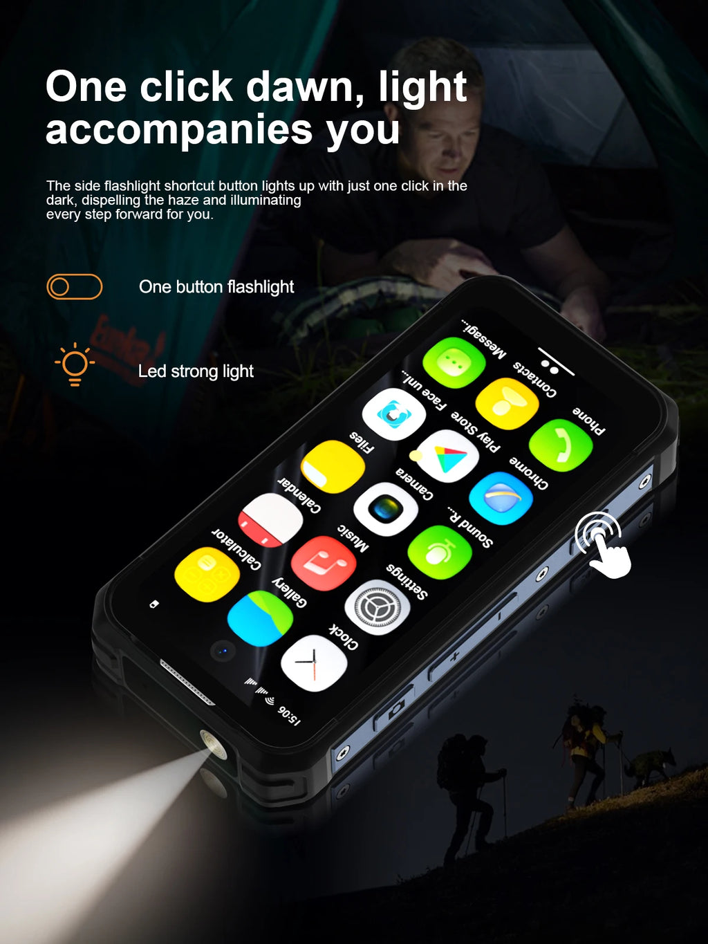 SERVO TANK500 Rugged Smartphone – IP68, 4G LTE, Android 12, 6GB RAM