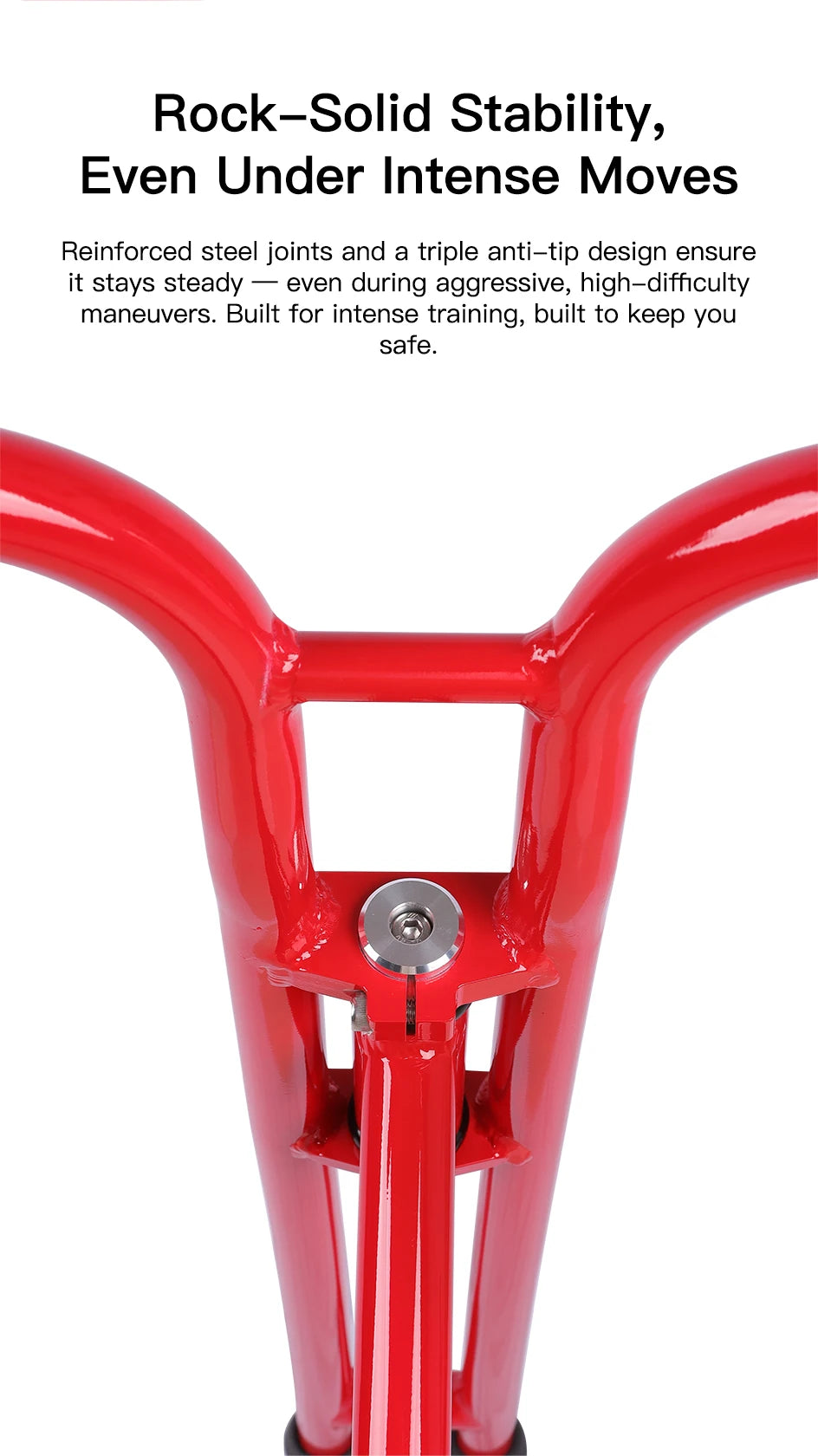 BOLANY Trial Bike Training Stand Frame Aluminum Alloy Bicycle Frame for Body Positioning Bike Trials Trial Riding Training Tools