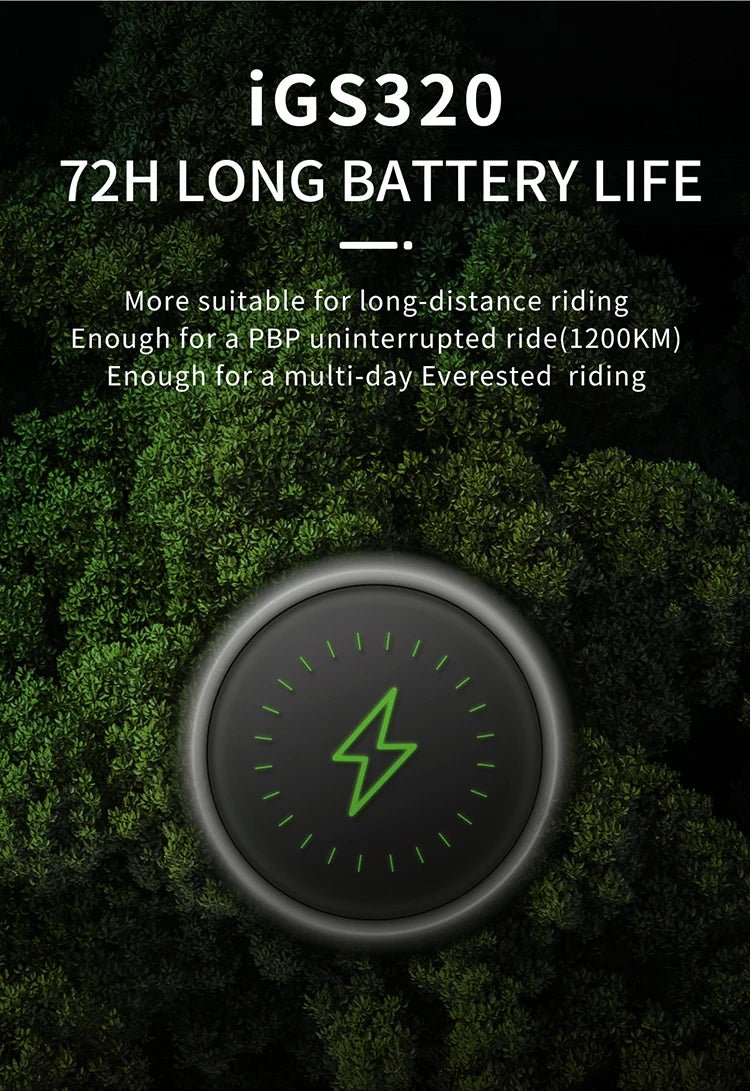 IGPSPORT iGS320 TYPE - C Blu5.0 ANT+ long battery 2.4 inch Outdoor Gps Bike Computer Navigation Tracking Wireless Speedometer - memorylane shop