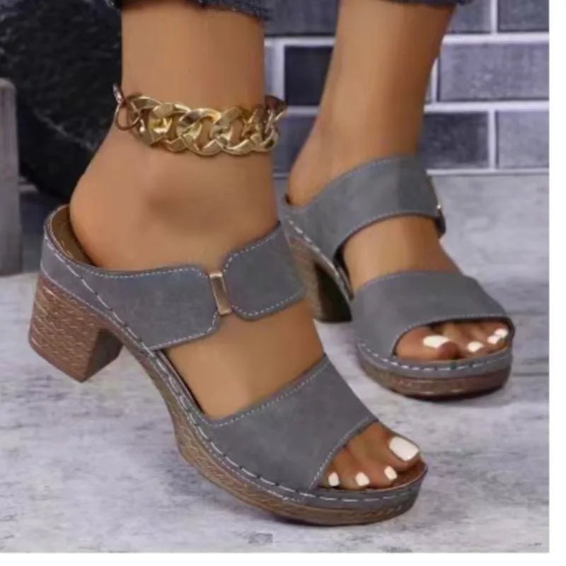 Summer Sandals Shoes Women Elegant Sandals Woman Slides Women Shoe Wedge Shoes Woman Breathable Footwear Female Slippers Woman - memorylane shop