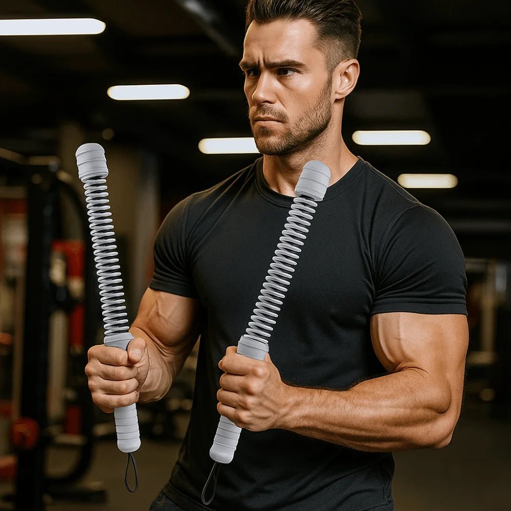Replacement Spring Gym Battle Rope Stainless Steel Rebound Cordless Battle Rope Durable Multifunction Arm Strength Rope - memorylane shop