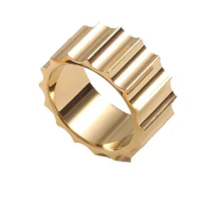 Stainless Steel Zircon Ring for Women – Waterproof Romantic Jewelry