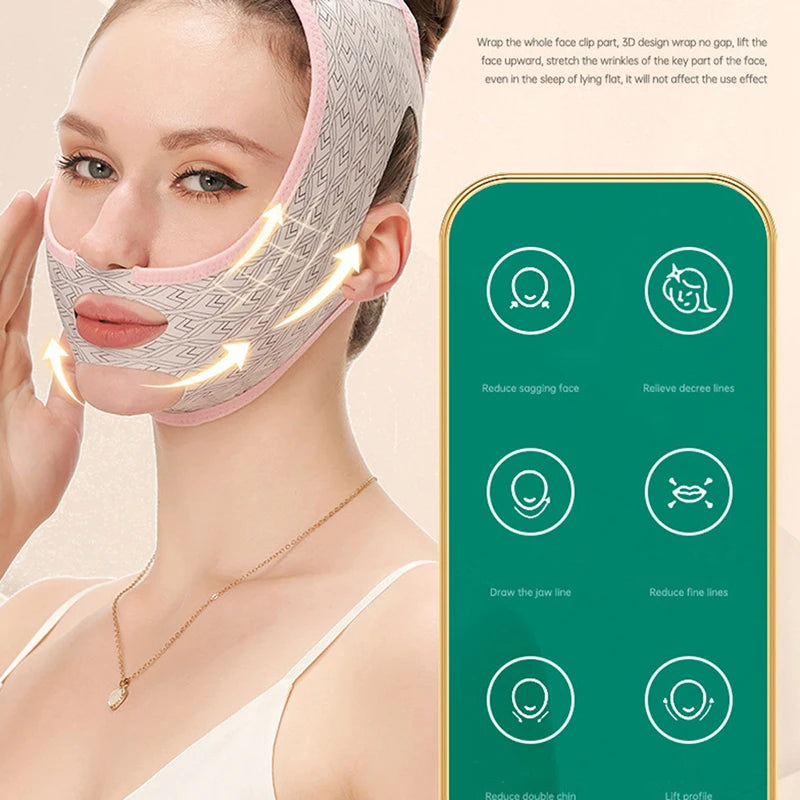 New Face Lift V Shaper Mask Facial Slimming Bandage Chin Cheek Belt Anti Wrinkle Strap Beauty Neck Thin Care Tools For Women