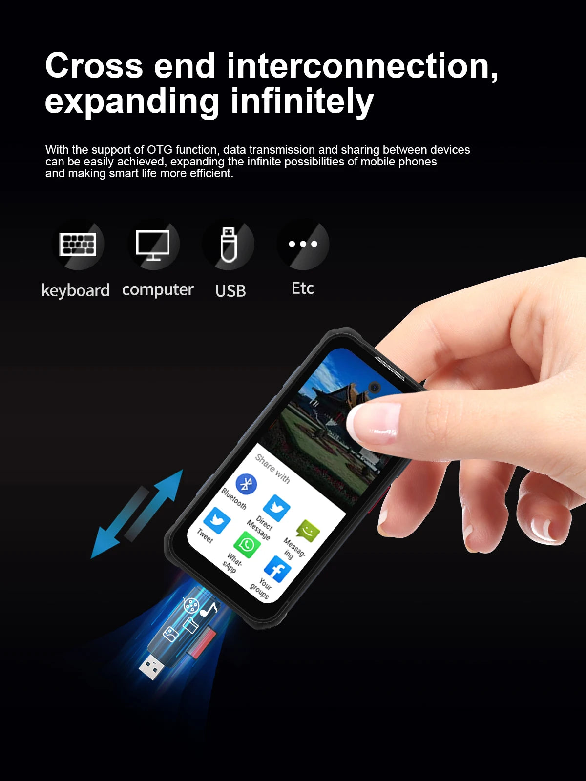 SERVO TANK500 Rugged Smartphone – IP68, 4G LTE, Android 12, 6GB RAM