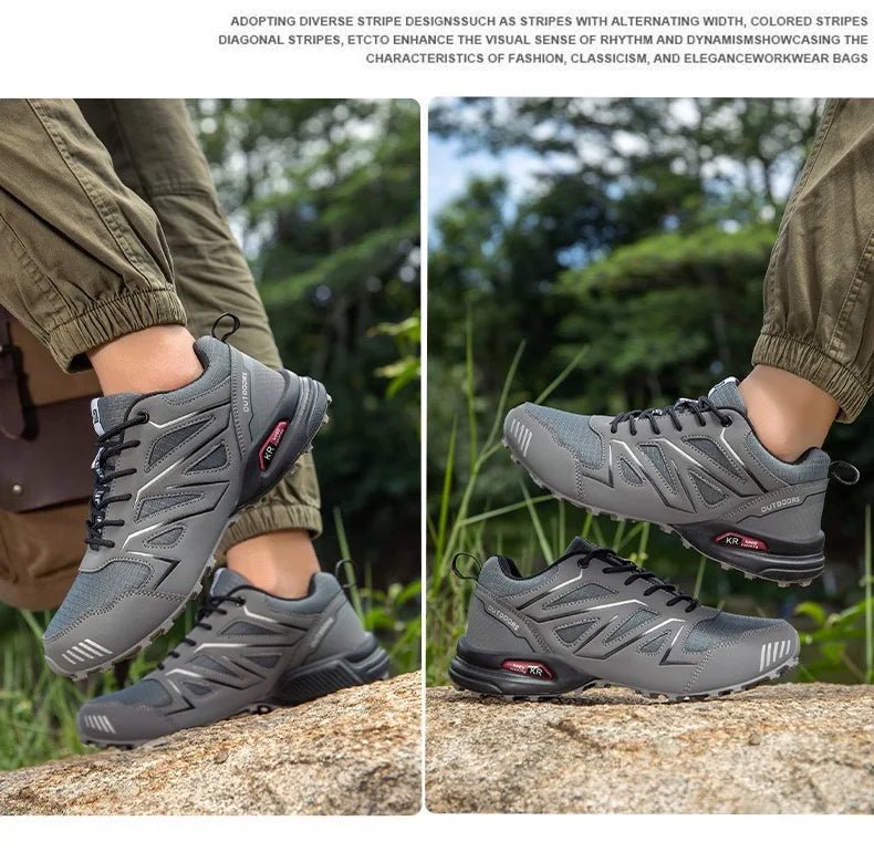 Men's Lockless Cycling Shoes,Outdoor Mountain Cross - Country Non - slip Hiking shoes,Breathable Sports Shoes,Road Cycling Shoes - memorylane shop