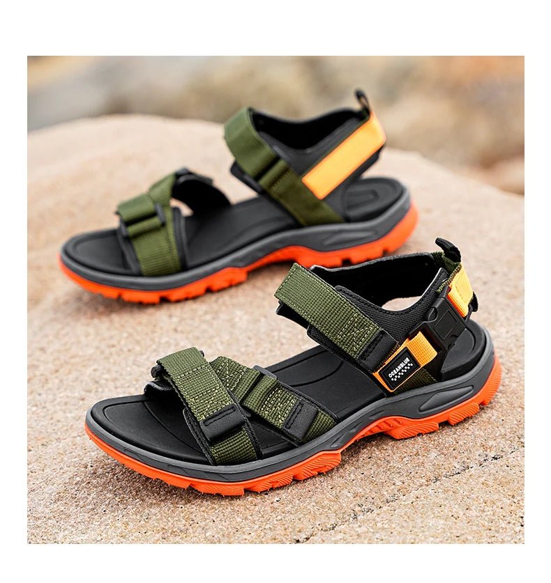 Summer Men's Sandals Trendy Casual Outdoor Sport Shoes for Holidays Beach Breathable Wear - Resistant Hiking & Walking Sandals - memorylane shop