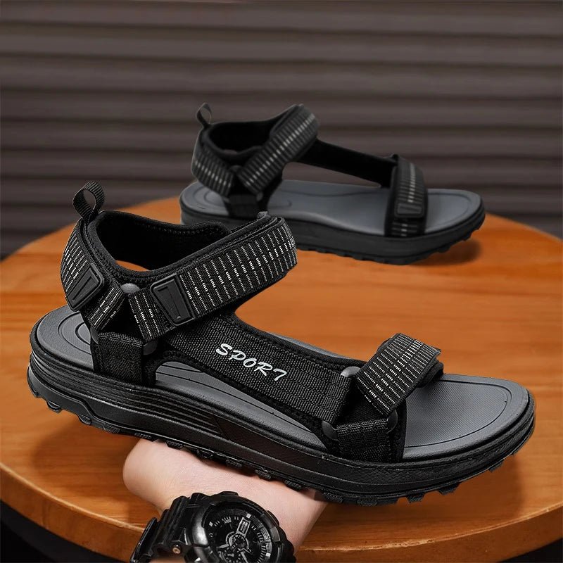 Summer Men Sandals Fashion Leisure Beach Holiday Sandals for Mens Lightweight Shoes New Outdoor Comfortable Casual Sandals - memorylane shop