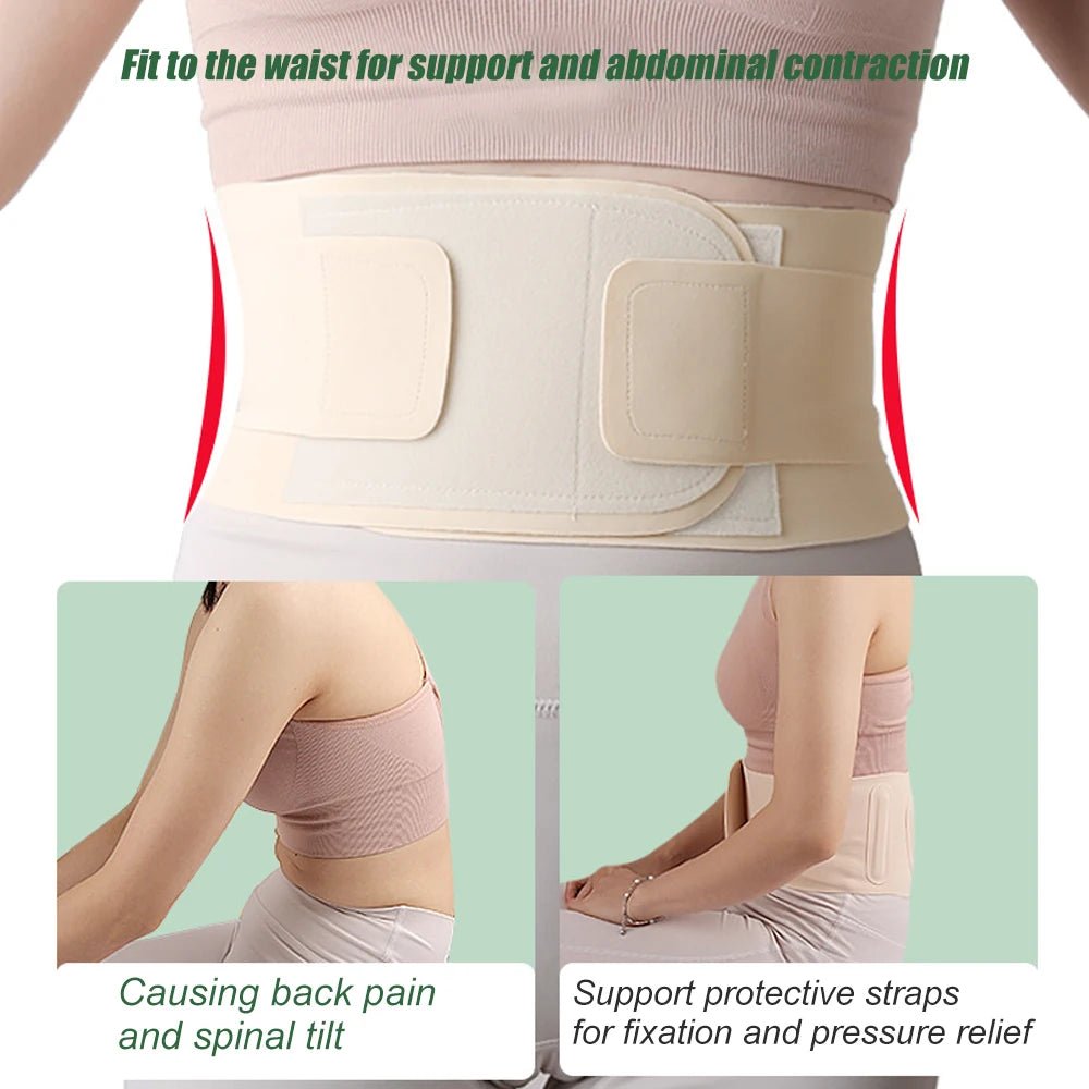 Thin Waist Support Belt for Lower Back Pain Relief, Breathable Lumbar Support Belt for Sciatica,Scoliosis, Herniated Disc,Unisex - memorylane shop