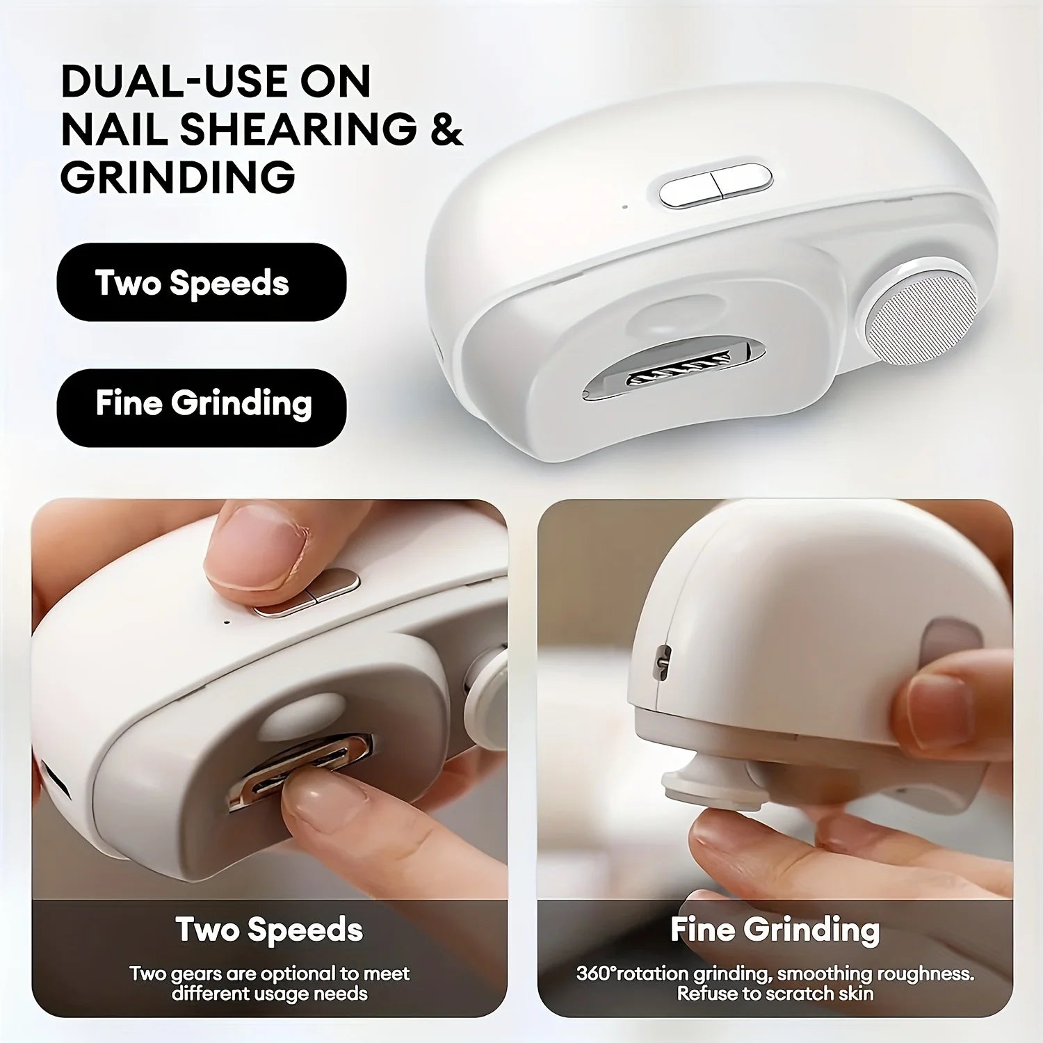 The ultimate nail care toolkit - professional electric nail clippers, polishers, polishers, file organizers, and shaping tools - memorylane shop
