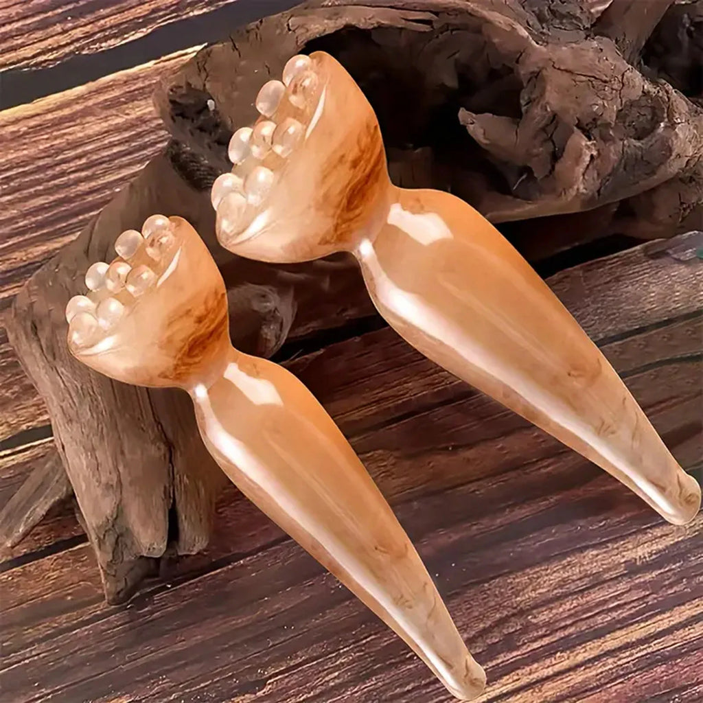 smooth Face Massage Tools Resin Gua Sha Face Skin Care massage sticks lotus seedpod shape massager facial Physiotherapy tool - memorylane shop
