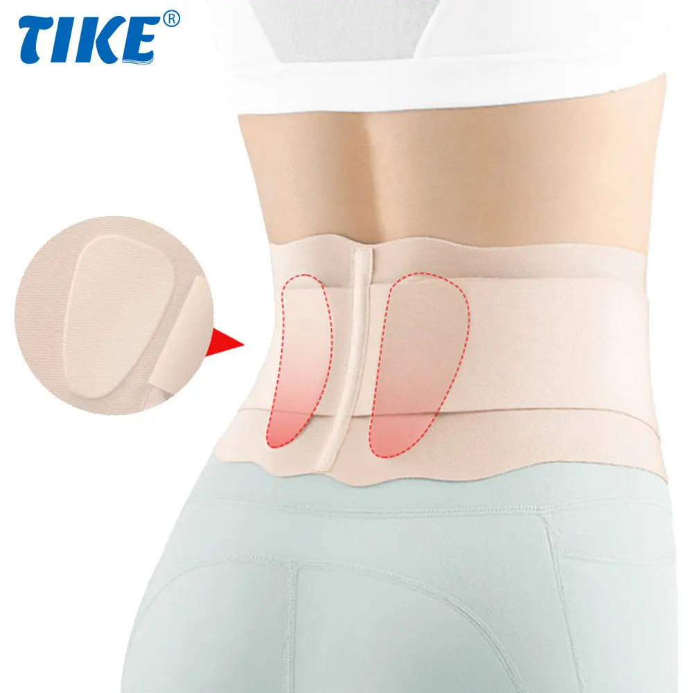 Thin Waist Support Belt for Lower Back Pain Relief, Breathable Lumbar Support Belt for Sciatica,Scoliosis, Herniated Disc,Unisex