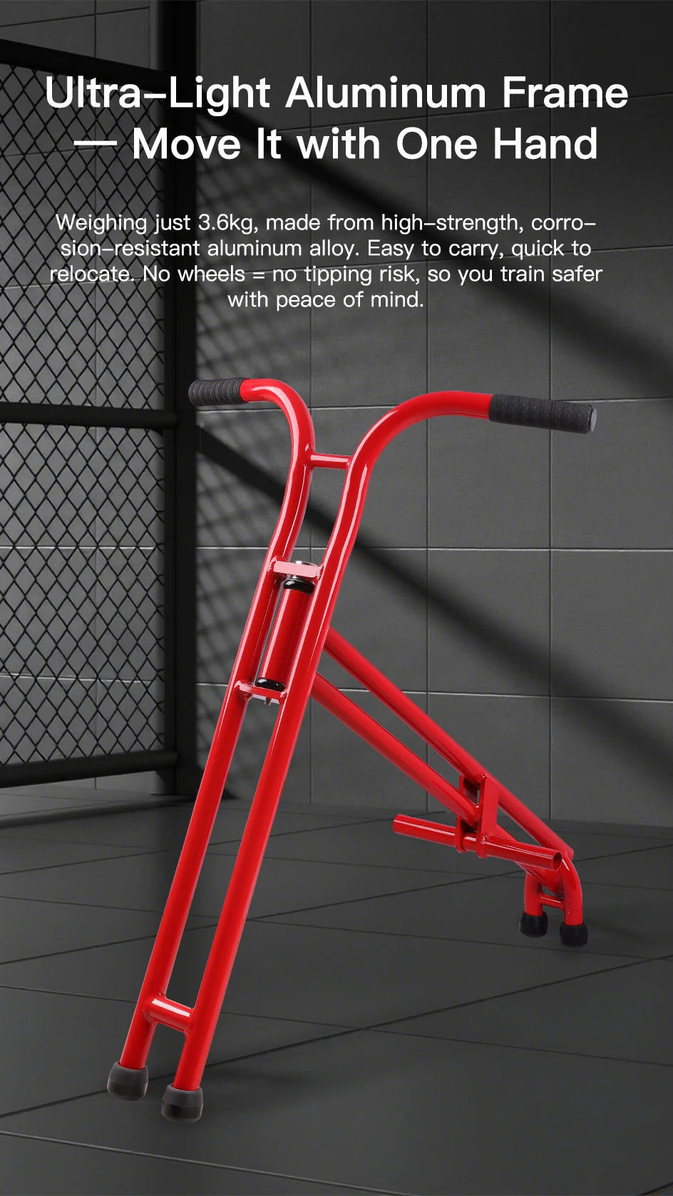 BOLANY Trial Bike Training Stand Frame Aluminum Alloy Bicycle Frame for Body Positioning Bike Trials Trial Riding Training Tools