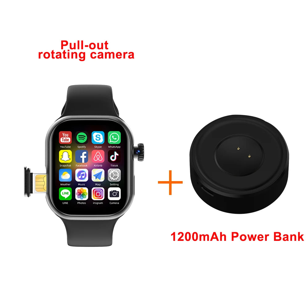 S10 Smart Watch – Android 4G LTE, AMOLED, GPS, Video Call & SIM Card