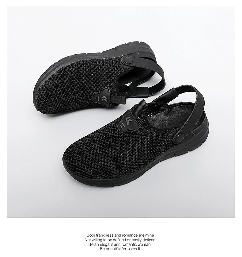 Summer Sandals for Women Breathable Beach Sandals Slippers Fashion Garden Clog Aqua Shoes Trekking Wading Shoes Plus Size 35-44