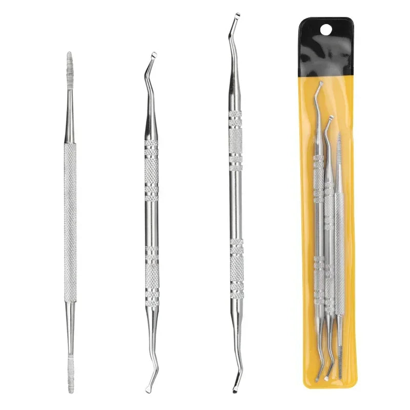 Foot Care Tools - Pedicure Dead Skin and Callus Remover, Foot Scrubber with Sandpaper and Wooden Handle