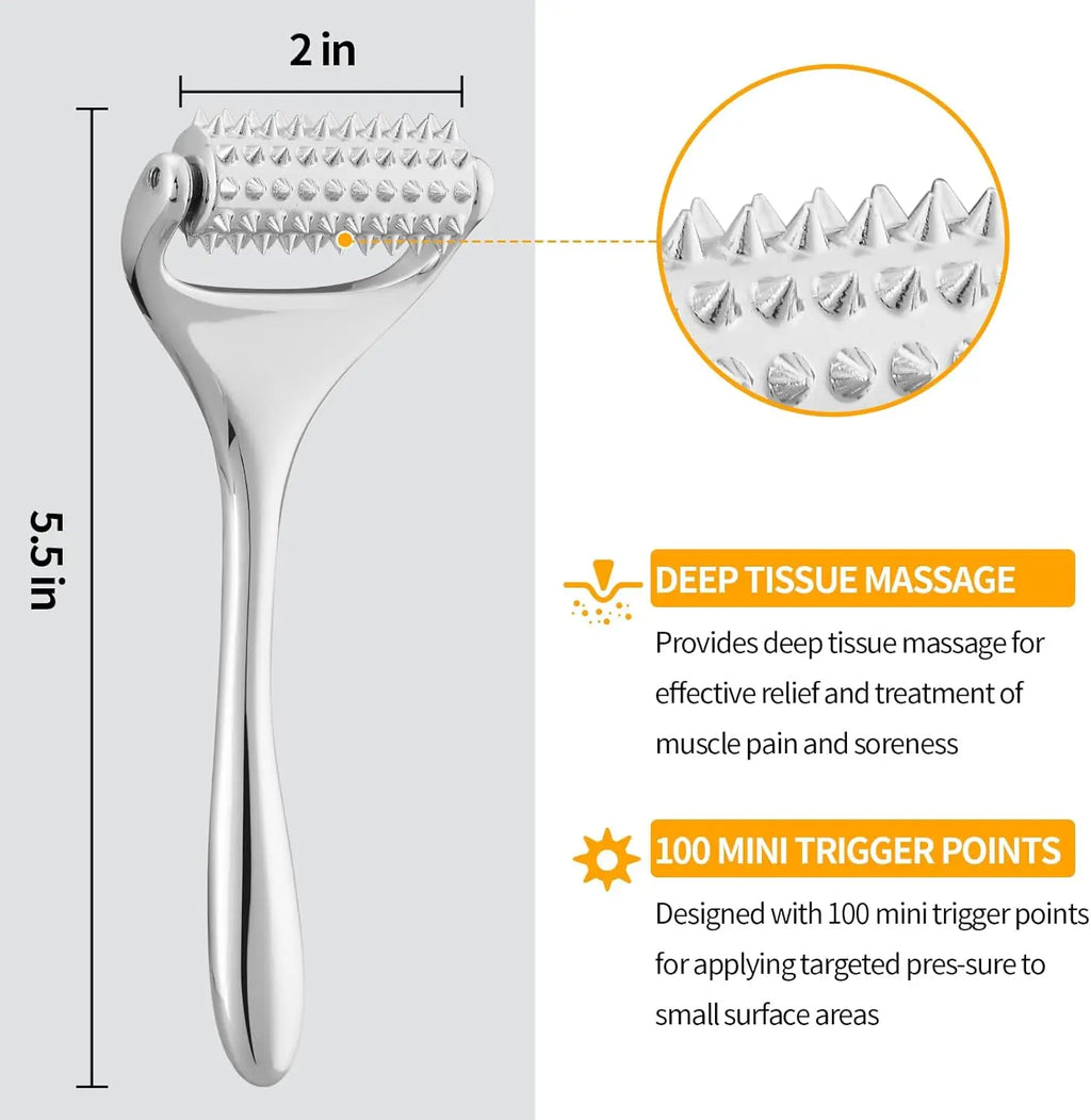 Acupressure Roller Deep Tissue Massage Tool for Face Acupuncture Roller SkinCare Face Massager Gua Sha Facial Tools Massage Tool - memorylane shop