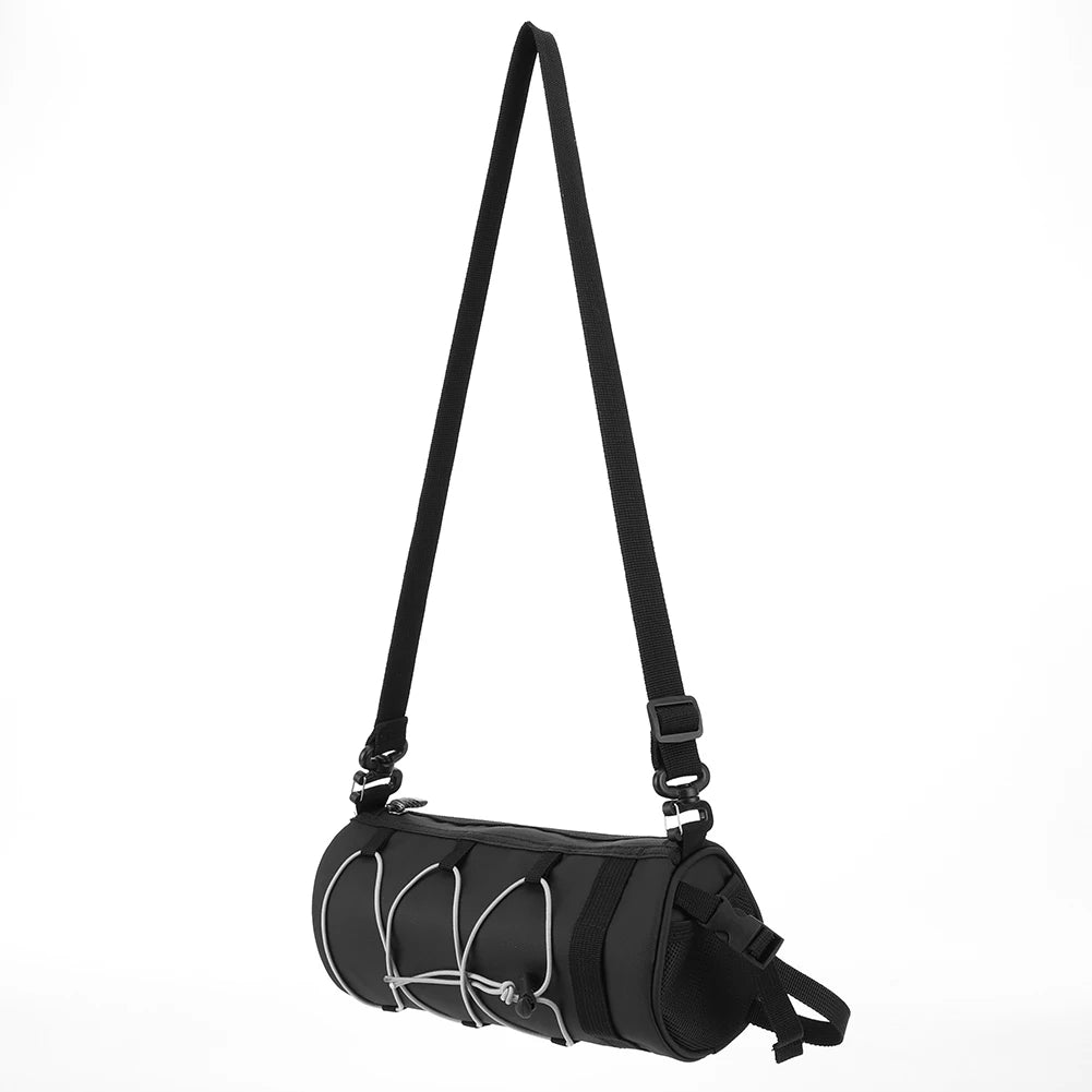 1L Reflective Bicycle Handlebar Bag Front Bike Bags With Adjustable Strap Portable Shoulder Bag For Cycling Road Bike Scooter