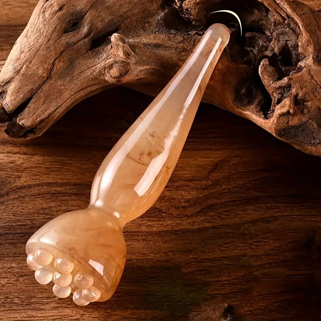 smooth Face Massage Tools Resin Gua Sha Face Skin Care massage sticks lotus seedpod shape massager facial Physiotherapy tool - memorylane shop