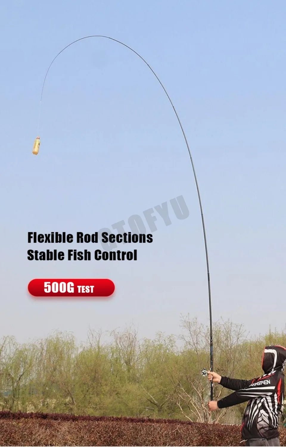High Carbon Variable 4.5 - 10M Multi Positioning Hollow Fishing Rod and Reel Combo Set Ultralight Superhard Stream Hand Pole Set - memorylane shop