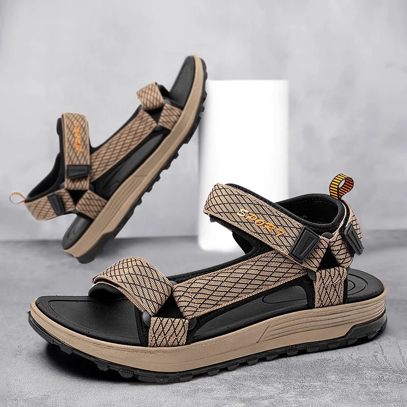 Summer Men Sandals Fashion Leisure Beach Holiday Sandals for Mens Lightweight Shoes New Outdoor Comfortable Casual Sandals - memorylane shop
