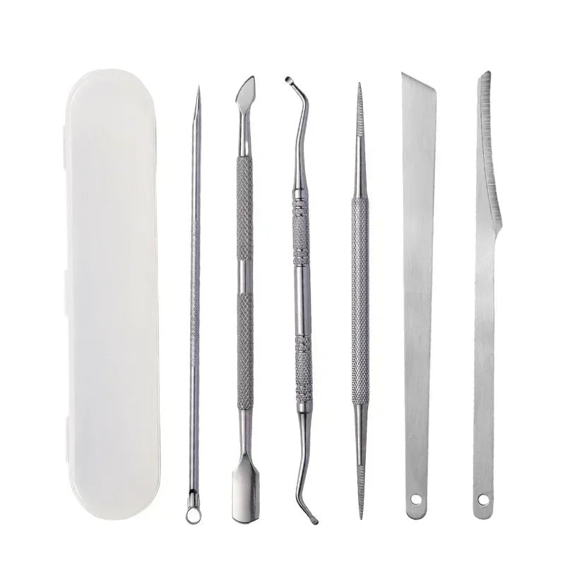 Foot Care Kit Callus Remover File Dead Skin Shaver Cuticle Pusher Pedicure Tools for Hard Tough Skin Beauty Health - memorylane shop