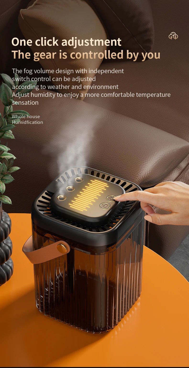 3L Air Humidifier 3 Nozzles Smart Cool Mist Humidifier For Home Bedroom Office night light USB Humidifier Diffuser - memorylane shop
