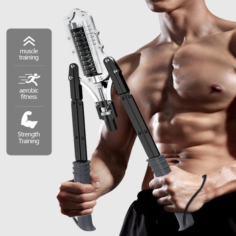 Adjustable Arm Exerciser, Hydraulic Strength Training Equipment Upper Body Exercise for Shoulder Arms and Chest Expander - memorylane shop