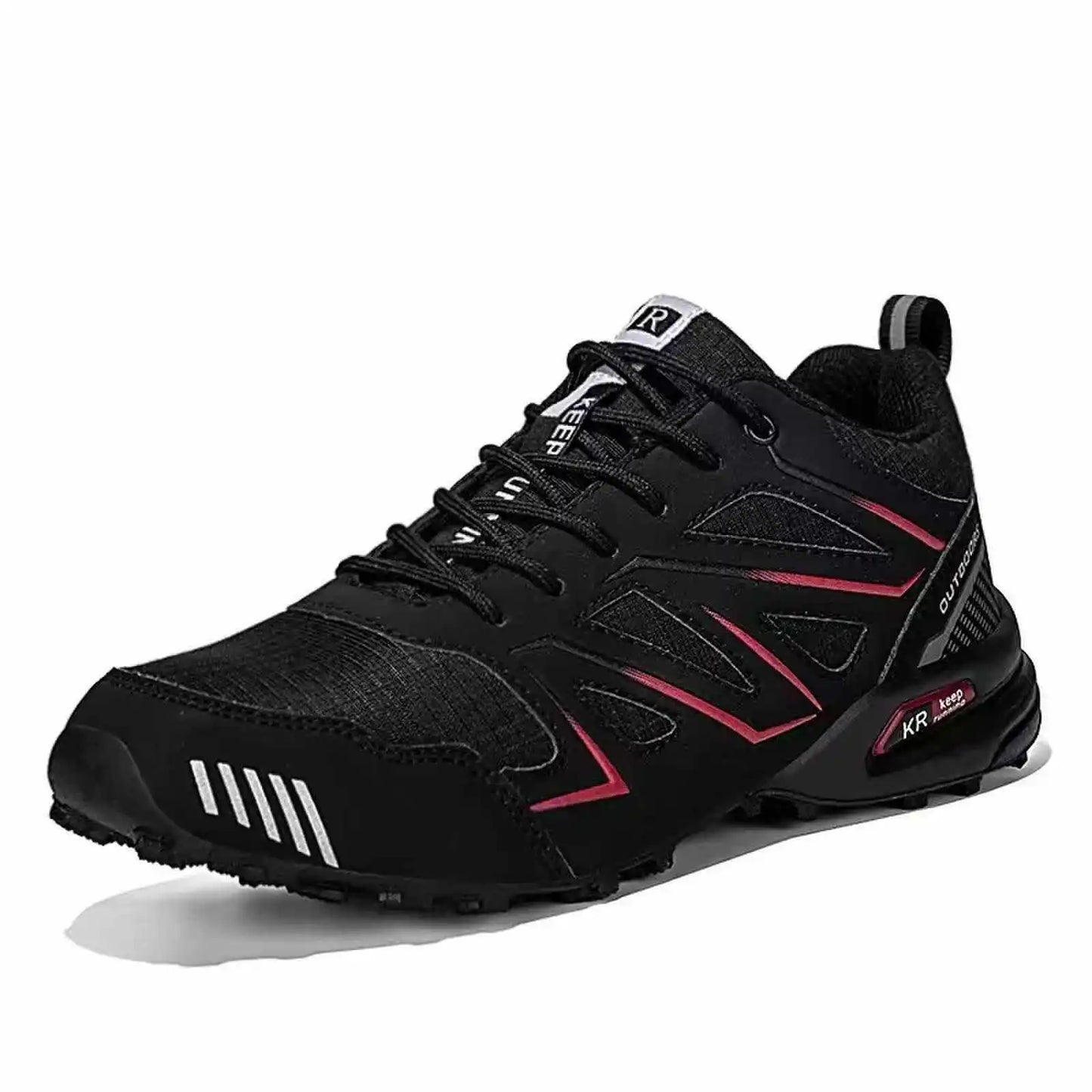 Men's Lockless Cycling Shoes,Outdoor Mountain Cross - Country Non - slip Hiking shoes,Breathable Sports Shoes,Road Cycling Shoes - memorylane shop