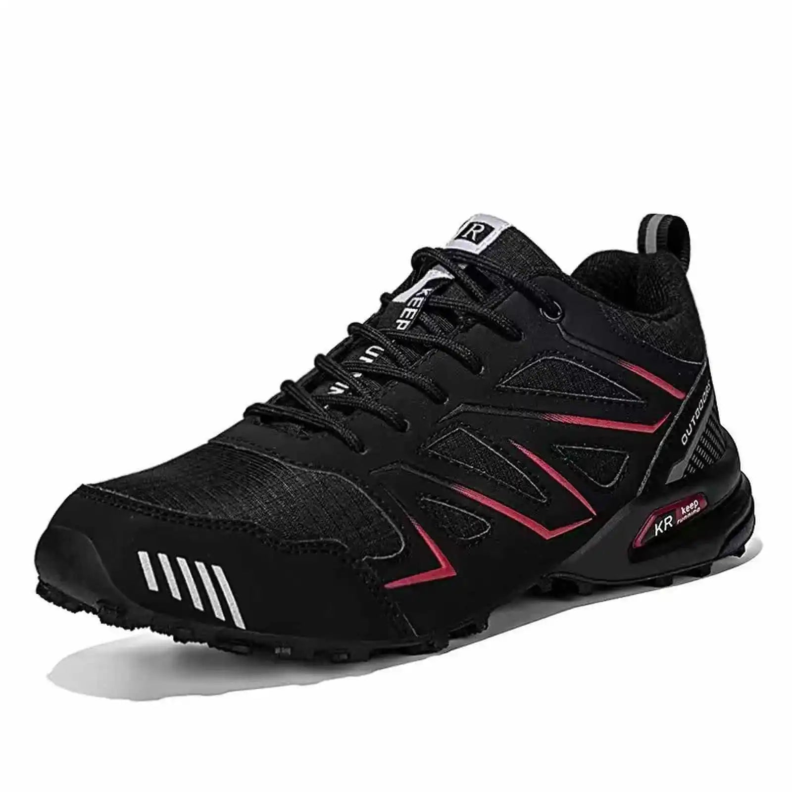 Men's Lockless Cycling Shoes,Outdoor Mountain Cross-Country Non-slip Hiking shoes,Breathable Sports Shoes,Road Cycling Shoes