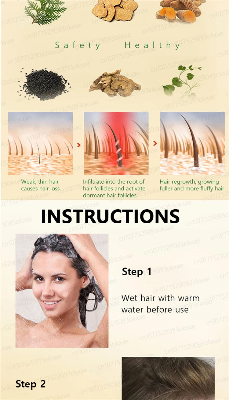 ZKRICARO 0fficial genuine, high quality hair growth essence 0il, scalp care, make hair grow thicker, no more baIIdness