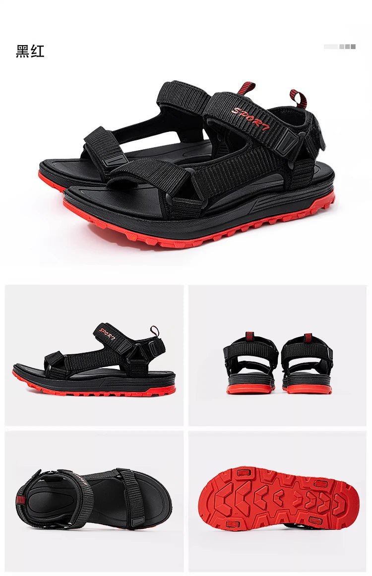Summer Men Sandals Fashion Leisure Beach Holiday Sandals for Mens Lightweight Shoes New Outdoor Comfortable Casual Sandals - memorylane shop