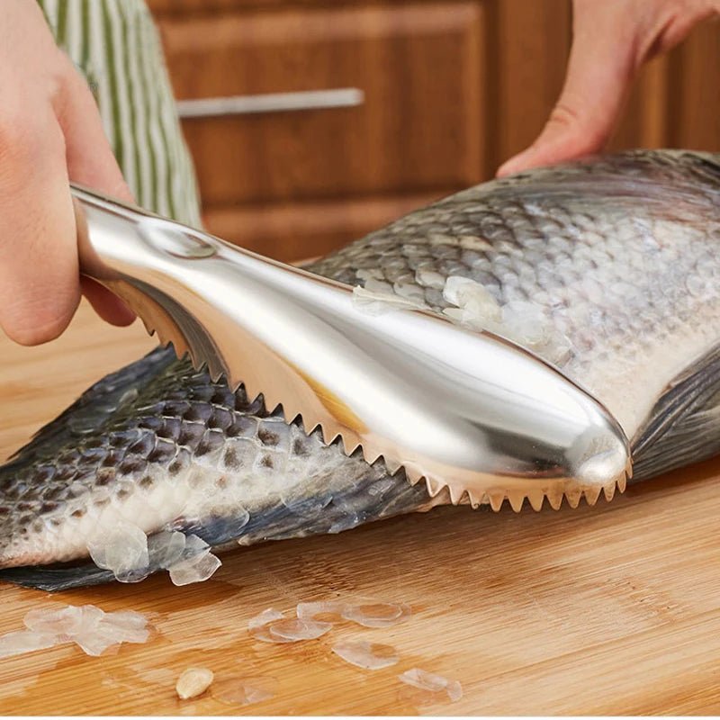 Kitchen Cooking Tools Fish Cleaning Knife Skinner Fish Skin Scraper Stainless Steel Fish Scales Fishing Cleaning Kitchen Gadget - memorylane shop