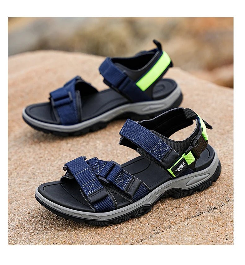 Summer Men's Sandals Trendy Casual Outdoor Sport Shoes for Holidays Beach Breathable Wear - Resistant Hiking & Walking Sandals - memorylane shop