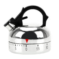 60-Minute Mechanical Kitchen Timer – Kettle Shape Countdown Alarm