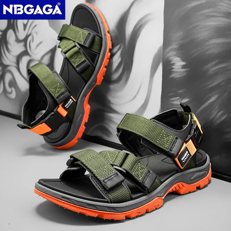 Summer Men's Sandals Trendy Casual Outdoor Sport Shoes for Holidays Beach Breathable Wear - Resistant Hiking & Walking Sandals - memorylane shop