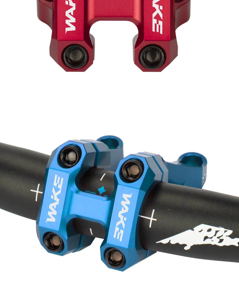 Wake Bike Short Stem Aluminum Alloy Mountain Downhill CNC Bike Handlebar Stem 31.8mm MTB Lightweight Short Stem Bike Accessories