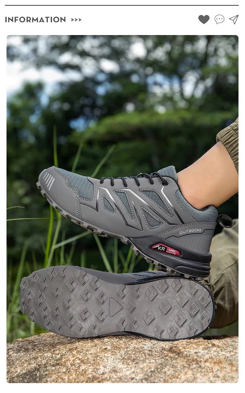 Men's Lockless Cycling Shoes,Outdoor Mountain Cross - Country Non - slip Hiking shoes,Breathable Sports Shoes,Road Cycling Shoes - memorylane shop
