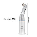 Dental Key Type Slow Low Speed Contra Angle Handpiece Stainless Steel Outer Water Spray 22000-27000 RPM Latch Chuck