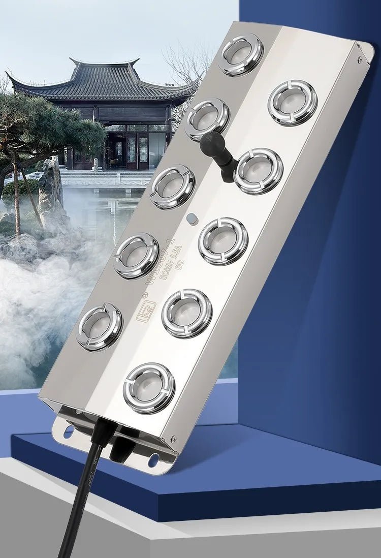 DC48V 4/6/8/10 Head Humidifier Ultrasonic Mist Maker Fogger For Mushroom Plants Without Power Supply - memorylane shop