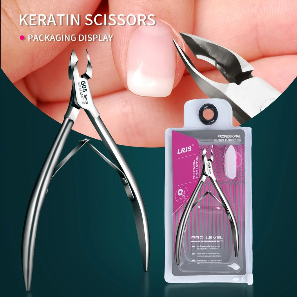 Professional Cuticle Trimmer Set, Super Sharp Dead Skin Scissors For Women And Men's Nail And Toenail Labor Saving Manicure Tool - memorylane shop