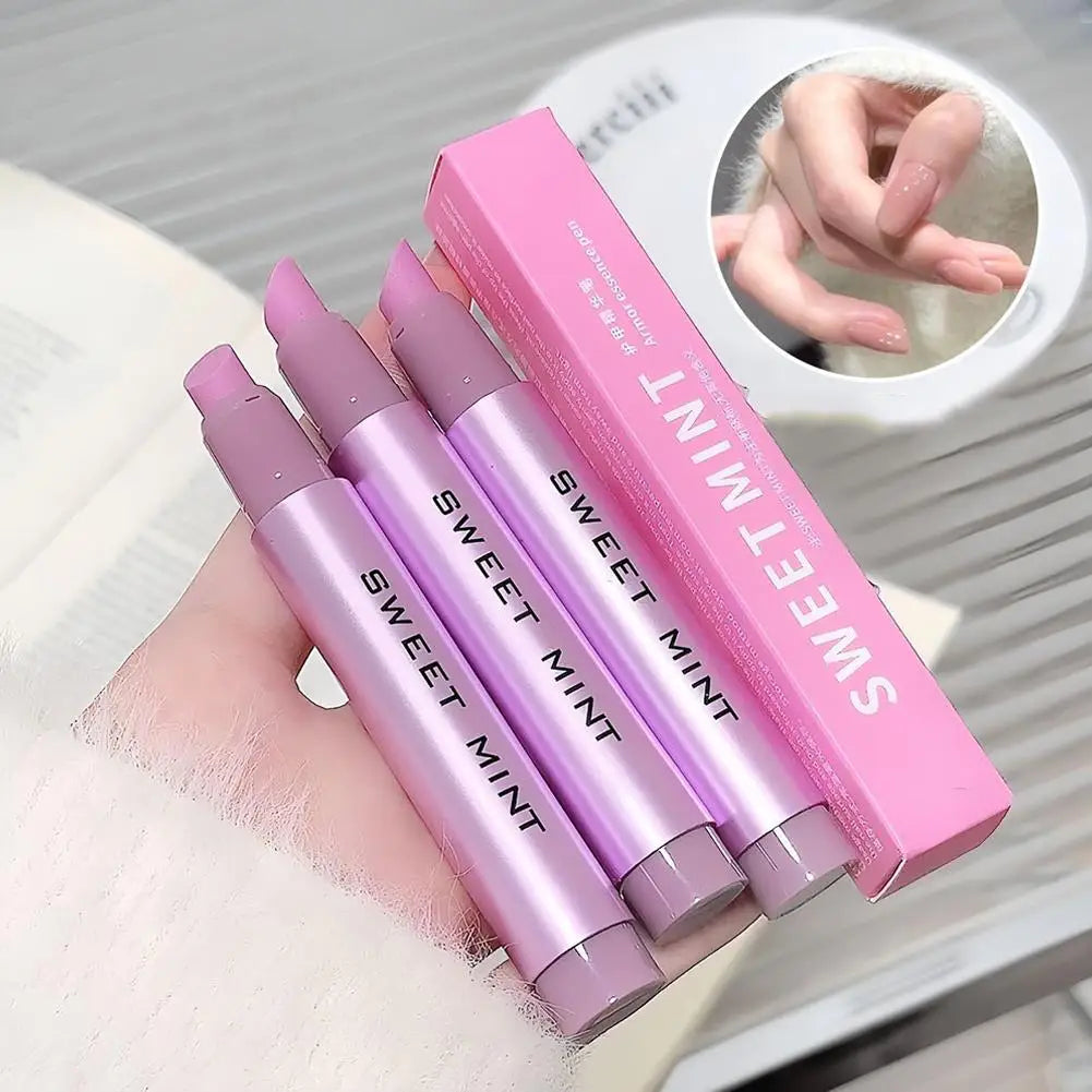 3-in-1 Hand Armor Essence Brush Cuticle Pusher Manicure Care Tools Cuticle Oil Pen Dead Skin Cuticle Remover Pen Nail Art Pen ﻿