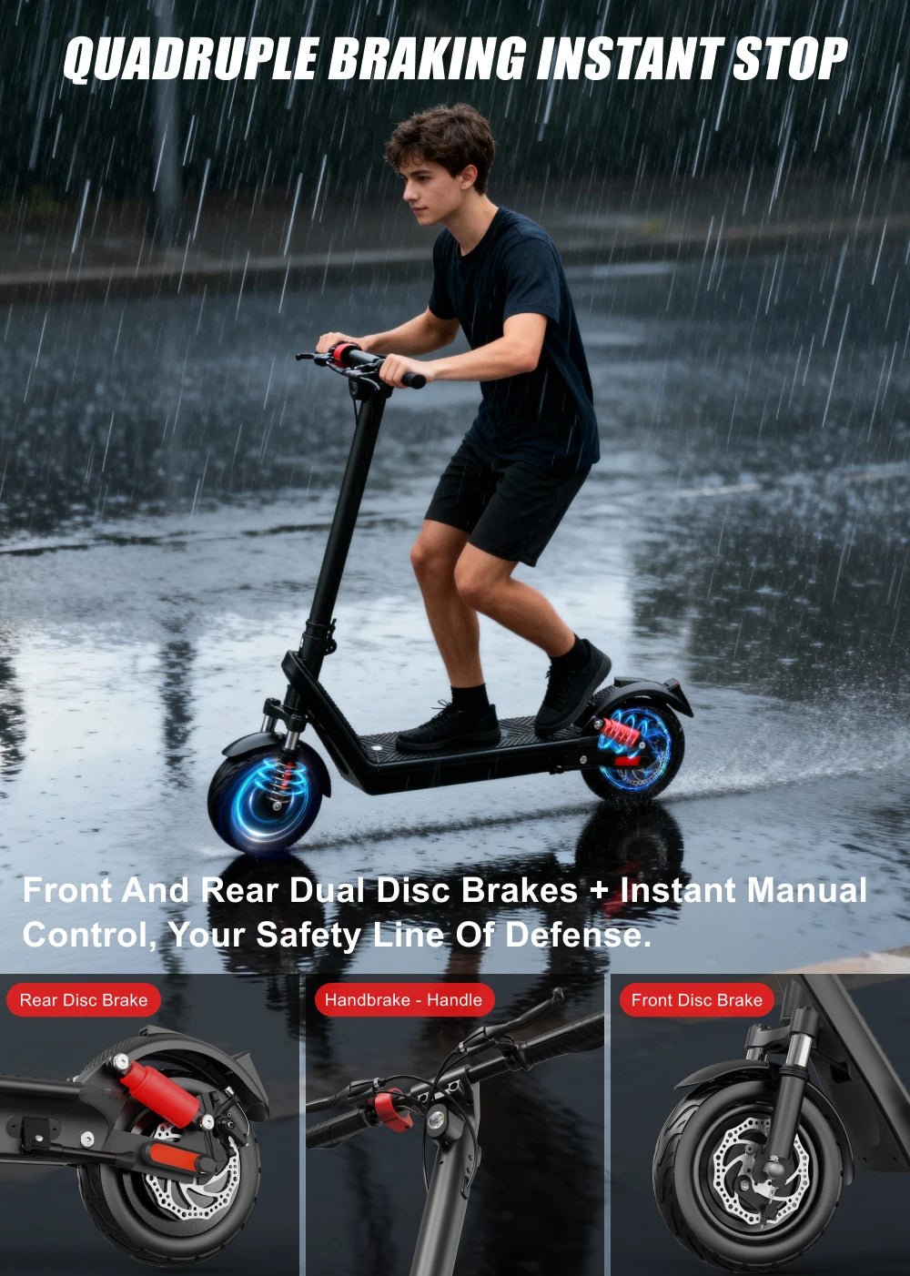 HX X9B electric scooter 1000W 20AH 40KM/H Electric kick scooters e scooter adults electric skateboards Folding escooter Escooter - memorylane shop
