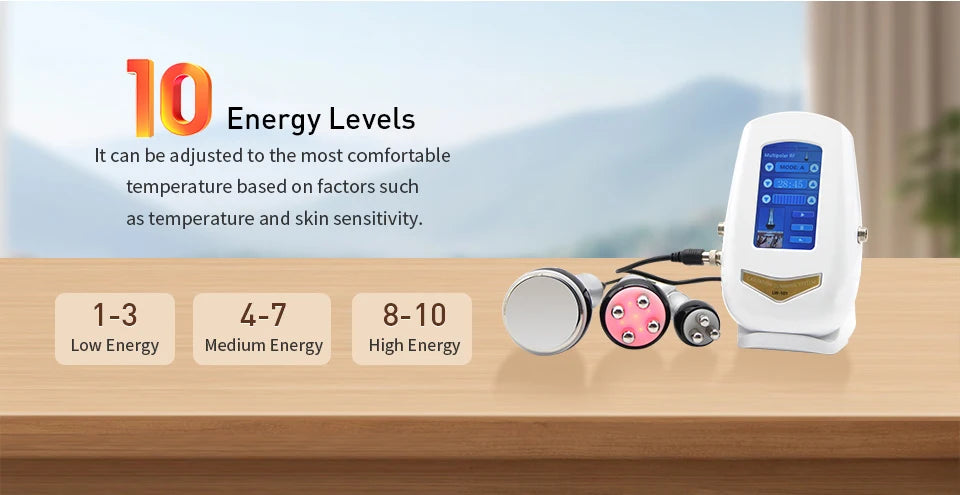 40K 3-in-1 Ultrasonic Body Shaping Instrument Negative Pressure Slimming Beauty Massage  Facial Care Beauty Salon Dedicated
