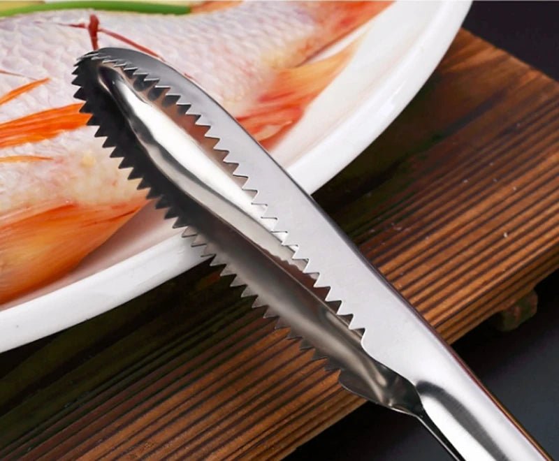 Kitchen Cooking Tools Fish Cleaning Knife Skinner Fish Skin Scraper Stainless Steel Fish Scales Fishing Cleaning Kitchen Gadget - memorylane shop