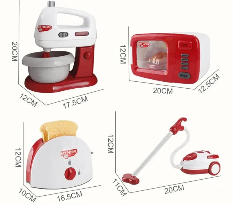 Kids Toy Kitchen Appliances Set – Play Kitchen Accessories for Children