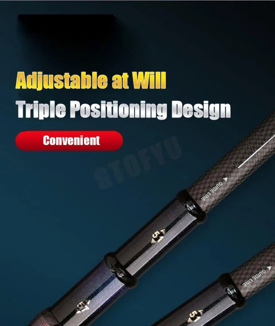 High Carbon Variable 4.5 - 10M Multi Positioning Hollow Fishing Rod and Reel Combo Set Ultralight Superhard Stream Hand Pole Set - memorylane shop