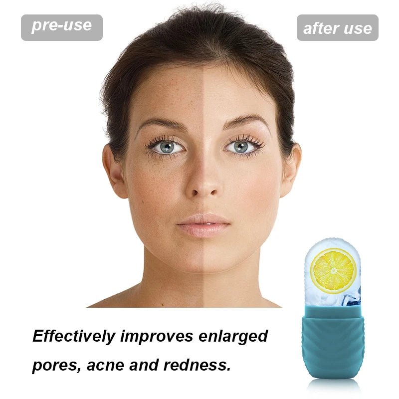 1pc facial beauty applicator, skin care tools, ice shaving massage, facial beauty silicone ice mold. - memorylane shop